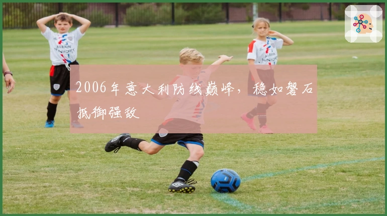 2006年意大利防线巅峰，稳如磐石抵御强敌